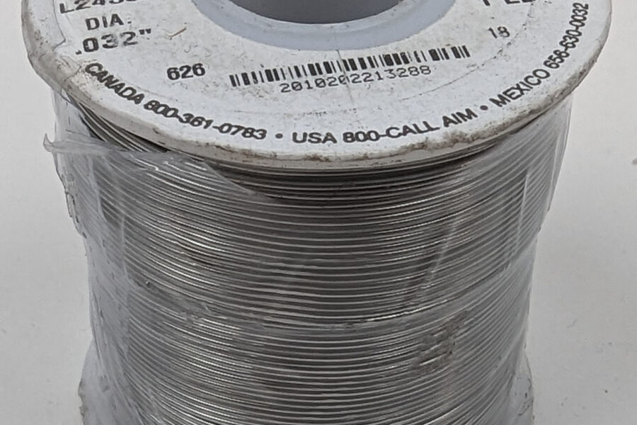 NEW Listing! FREE Shipping! 1lb AIM 60/40 Solder .032″ .81mm Diameter Rosin Activated RA 3% Flux 13288