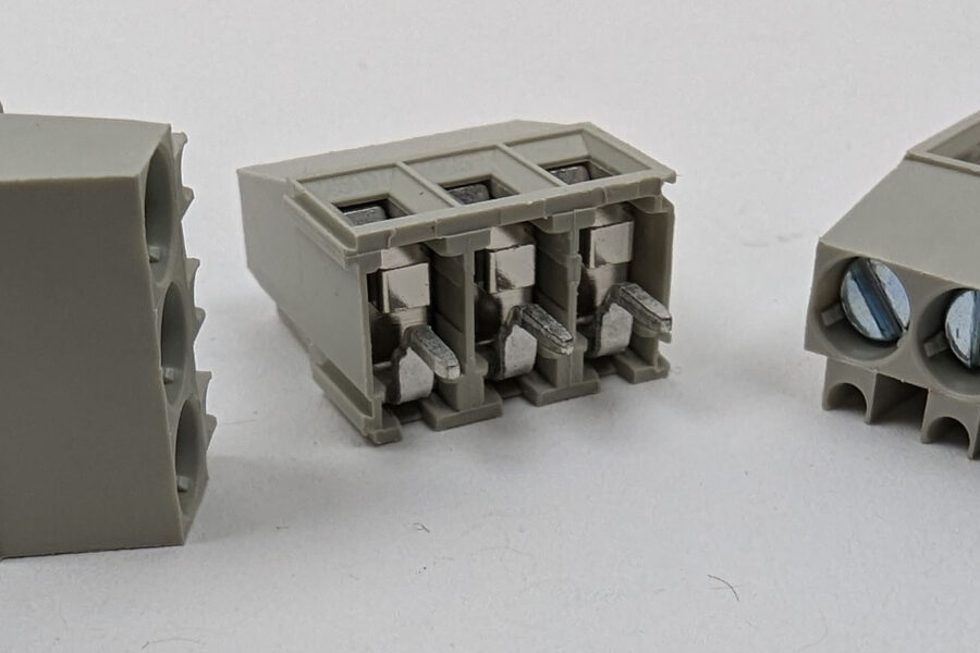 NEW Listing! FREE Shipping! 100 Wieland Terminal Block 3Position Wire-to-Board 5mm 22-12 AWG 25.161.0353.0