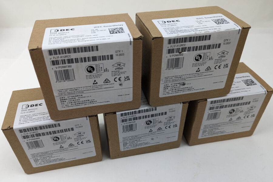 NEW Listing! FREE Shipping! 5pcs IDEC FL1F-H12RCC SmartRelay CPU Base Module 100-240Vac/Vdc Relay Output NEW