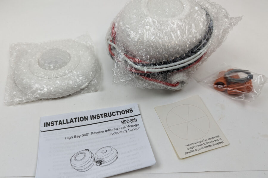 NEW Listing! FREE Shipping! Enerlites MPC-50H Occupancy Ceiling Sensor 360 Degree High Bay Passive Infrared