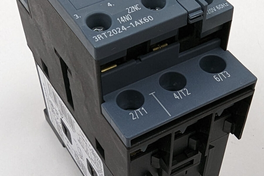 NEW Listing! FREE Shipping! Siemens Contactor 3RT2024-1AK60 3PST-NO Chassis/DIN Rail 120Vac Coil 690VAC 12A