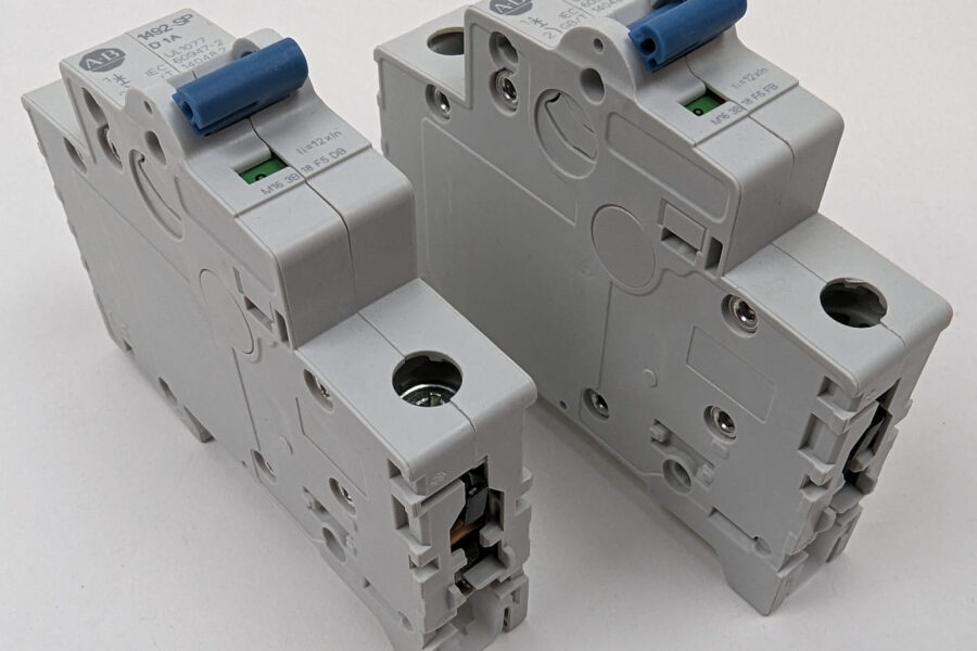NEW Listing! FREE Shipping! 2pcs Allen Bradley Miniature Circuit Breaker 1A 1Pole 277Vac 48Vdc 1492-SPM1D010