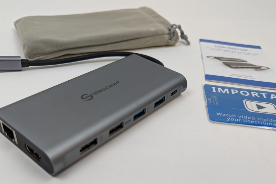 NEW Listing! FREE Shipping! USB-C Hub 12-in-1 Docking Station Portable Adapter for MacBook & Windows UCN3278