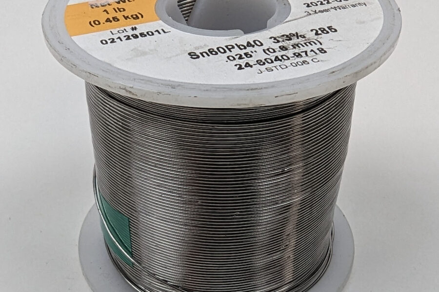 NEW Listing! FREE Shipping! 1lb Kester Solder .025″ 0.6mm 60/40 RMA 3.3% 66/285 Core Eutectic 24-6040-9718