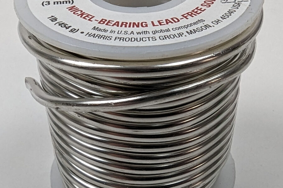 NEW Listing! FREE Shipping! 1Lb Harris BRIDGIT .118inch 3mm Diameter Nickel-Bearing Solder BRGT61POP NEW
