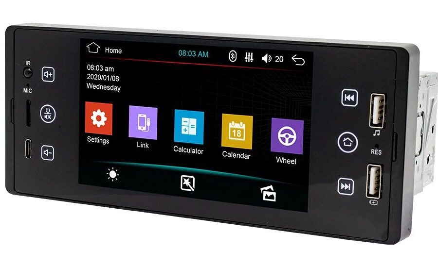 NEW Listing! FREE Shipping! 5″ Car Stereo SW150 HD Touch Screen Dual USB Bluetooth Radio MP5 Player NEW