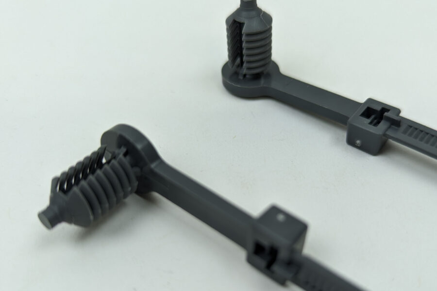 NEW Listing! FREE Shipping! Offset Cable Ties 7.5″ Gray Reversed, 8mm Hole Avery Dennison 20122-0 500pcs NEW