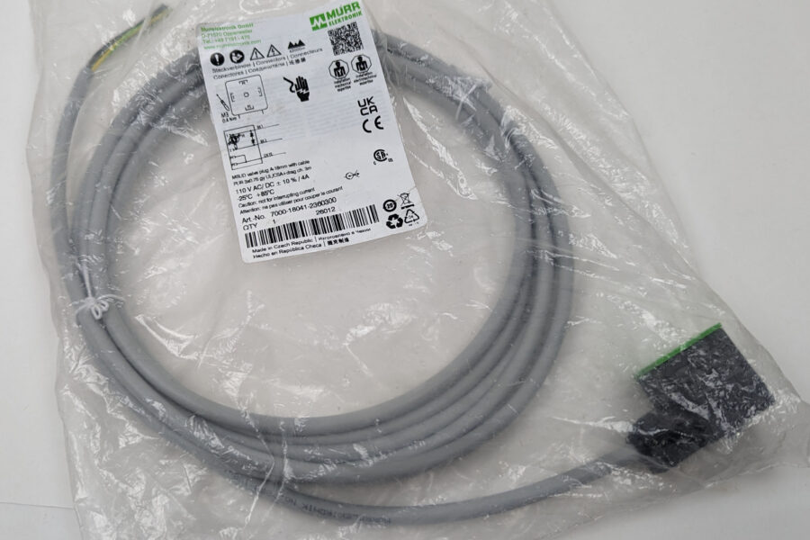 NEW Listing! FREE Shipping! MURRELEKTRONIK 7000-18041-2360300 Valve Plug FormA 18mm 3m 7000180412360300 NEW