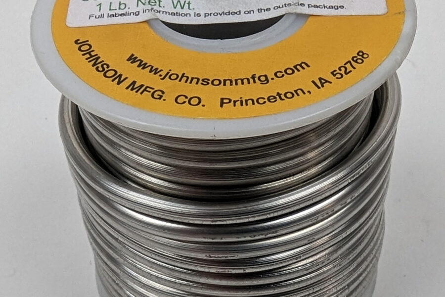 NEW Listing! FREE Shipping! #22 AW Alumaweld Johnson Solder  .125inch 3.2mm Diameter #22AW-S.12501 36474 NEW