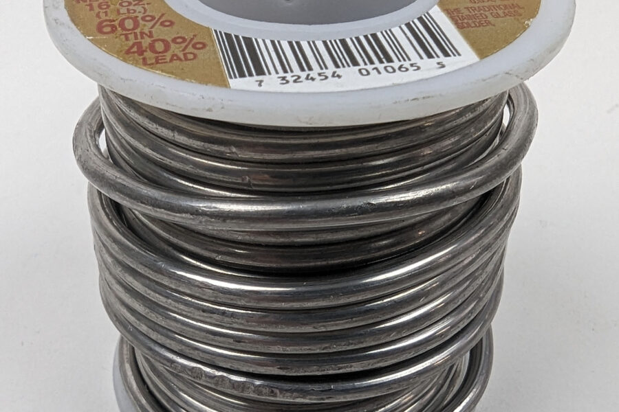 NEW Listing! FREE Shipping! 1lb Canfield Stained Glass Quality Solder 60/40 .125inch Diameter Solid NEW