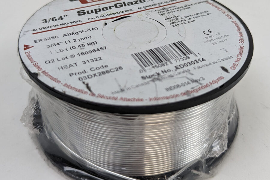 NEW Listing! FREE Shipping! Lincoln Electric MIG Aluminum Welding Wire ER5356 Alloy 3/64″ 1.2mm ED030314 1lb