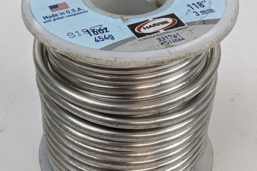 NEW Listing! FREE Shipping! 1Lb Lead Free Solder Worthington 97/3 .118inch 3mm Diameter Solder-Safe 331761