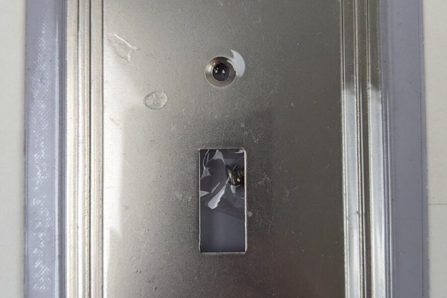 NEW Listing! FREE Shipping! Amerelle Switch Wallplate Steps Satin Nickel 1Toggle Decor Cast Metal 84TN NEW