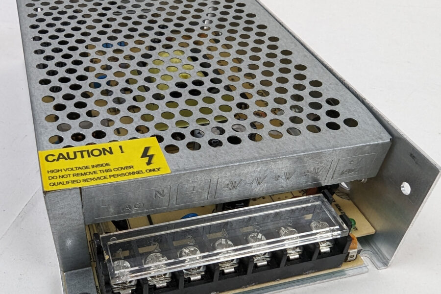 NEW Listing! FREE Shipping! Power Supply 5Vdc 12A Adjustable Output, 110/220Vac 50/60Hz Input 60W S-60-5 NEW