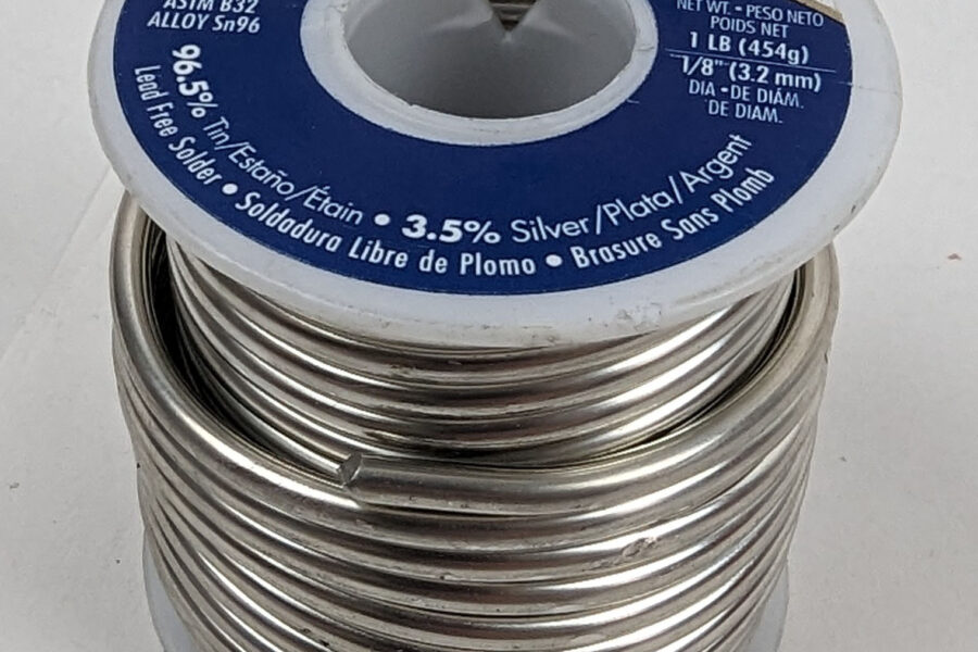 NEW Listing! FREE Shipping! 1lb Silvabrite Lucas Milhaupt Lead Free Solder 1/8″ 96.5% Tin, 3.5% Silver 56619