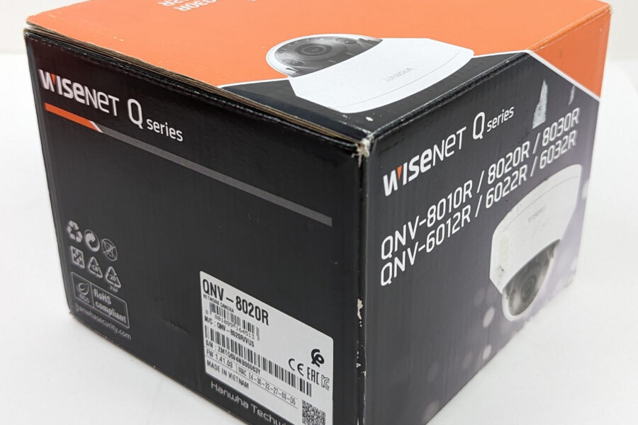 NEW Listing! FREE Shipping! Hanwha Techwin QNV-8020R 5MP 30fps Indoor Day Night Dome PoE Camera 4mm IR NEW