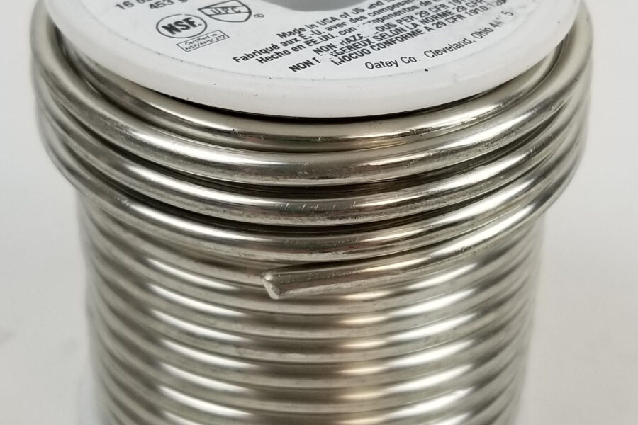 NEW Listing! FREE Shipping! 1lb Oatey Lead Free 95/5 Solid Wire Solder .117in Dia 22018 Plumbing SOLDER NEW