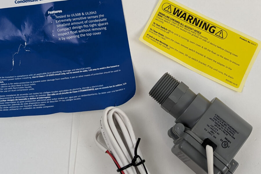 NEW Listing! FREE Shipping! MSD Condensate Shut-Off Float Switch 83417 AA2P All-Access AA2 Plenum Rated NEW
