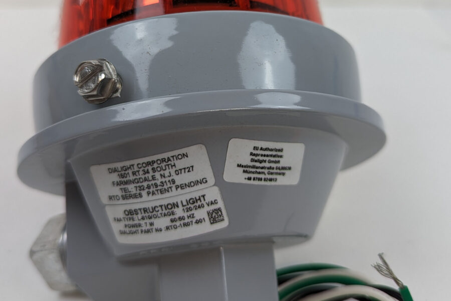 NEW Listing! FREE Shipping! Dialight RTO1R07001 Vigilant Low-Intensity LED Based Obstruction Light L-810 NEW