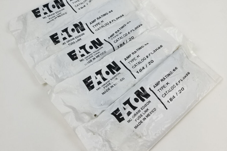 NEW Listing! FREE Shipping! 5 Eaton FL3K65 Cooper Edison Fuse Link 65Amp Fast Acting Type K 23in 27KV NEW