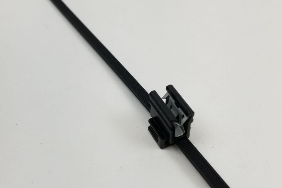 NEW Listing! FREE Shipping! Edge Clip Cable Ties 8″ Black UV 50Lb HellermannTyton T50ROSEC4B 156-00861 500pcs