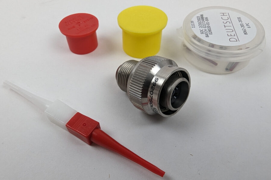 NEW Listing! FREE Shipping! Circular Connector GED06-10-5S8 MIL Spec 5 Pin TE Connectivity / DEUTSCH NEW
