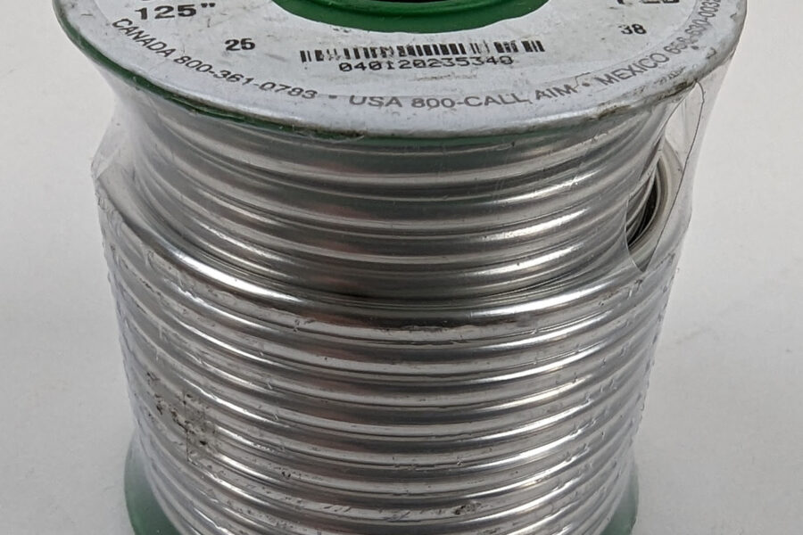 NEW Listing! FREE Shipping! SN100C AIM Solid Lead Free Wire Solder .125″ 3.2mm Diameter AWS100-125-1LB NEW