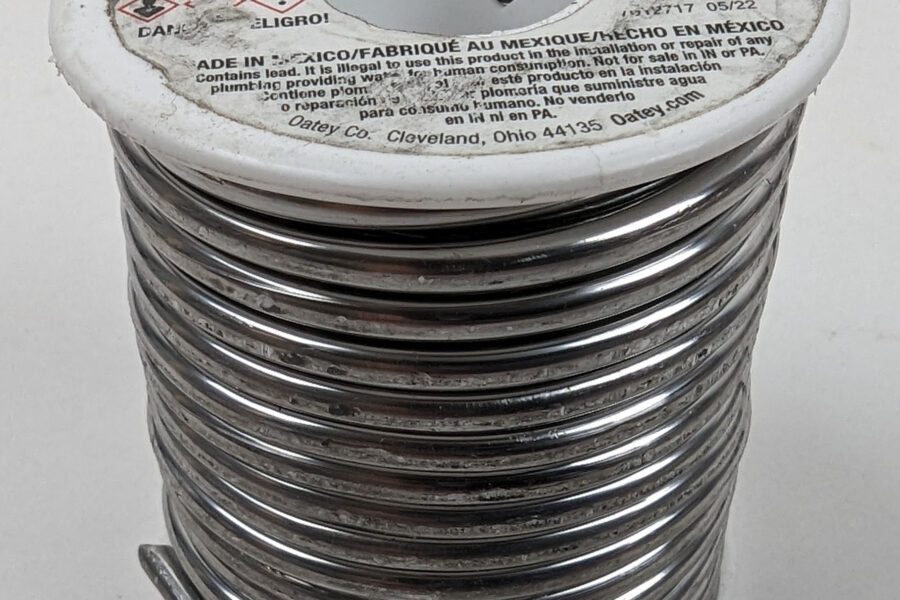 NEW Listing! FREE Shipping! Oatey 20019 50/50 Solid Wire Solder .125in Diameter Great for Stained Glass 1lb