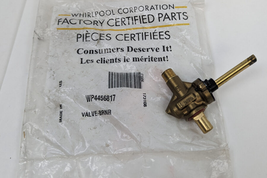 NEW Listing! FREE Shipping! Genuine OEM Whirlpool WP4456817 Surface Burner Valve Cooktop Range Gas Valve NEW