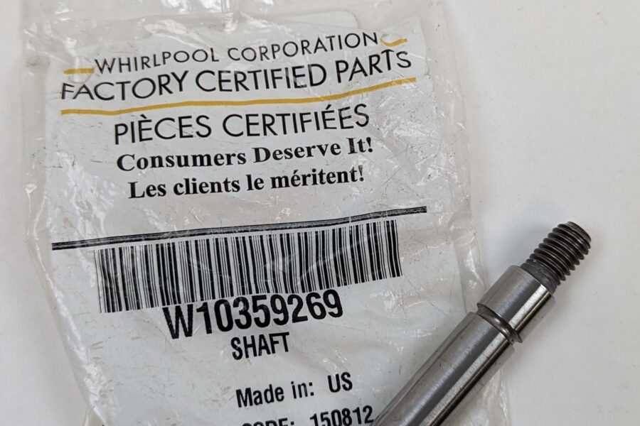 NEW Listing! FREE Shipping! Genuine OEM Whirlpool W10359269 Dryer Drum Support Roller Shaft NEW