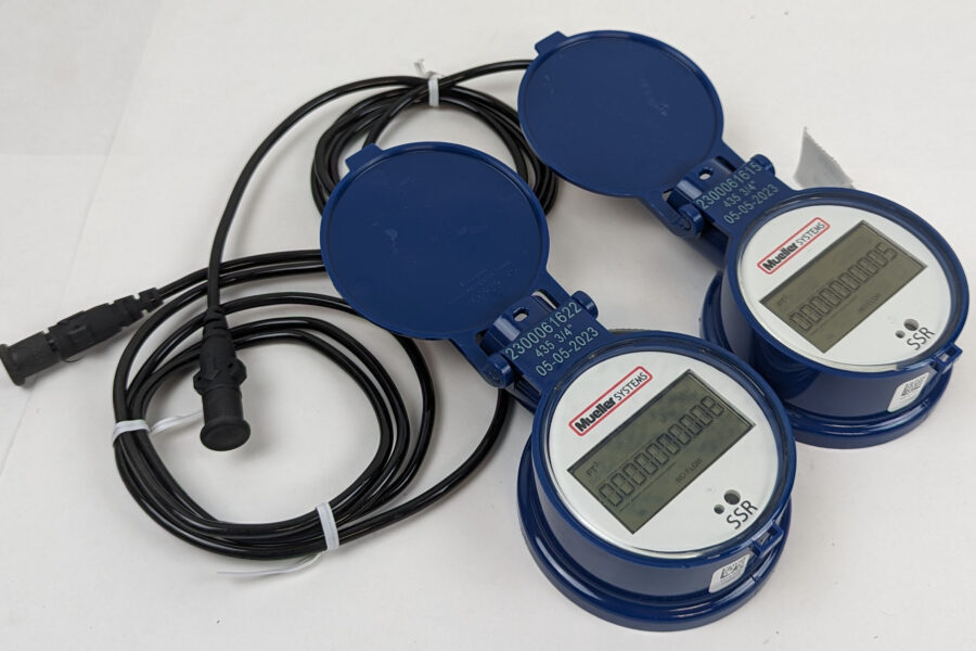 NEW Listing! FREE Shipping! 2 Mueller Systems SSR3N-435 Flow Meter Solid State Register SSR 5′ NICOR NEW