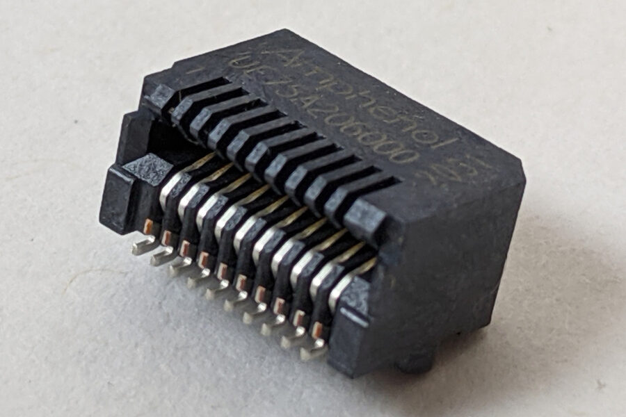 NEW Listing! FREE EXPEDITED PRIORITY MAIL SHIPPING! Amphenol SFP Connector High Speed IO 20-Pin Receptacle UE75-A20-6000T 500pcs NEW