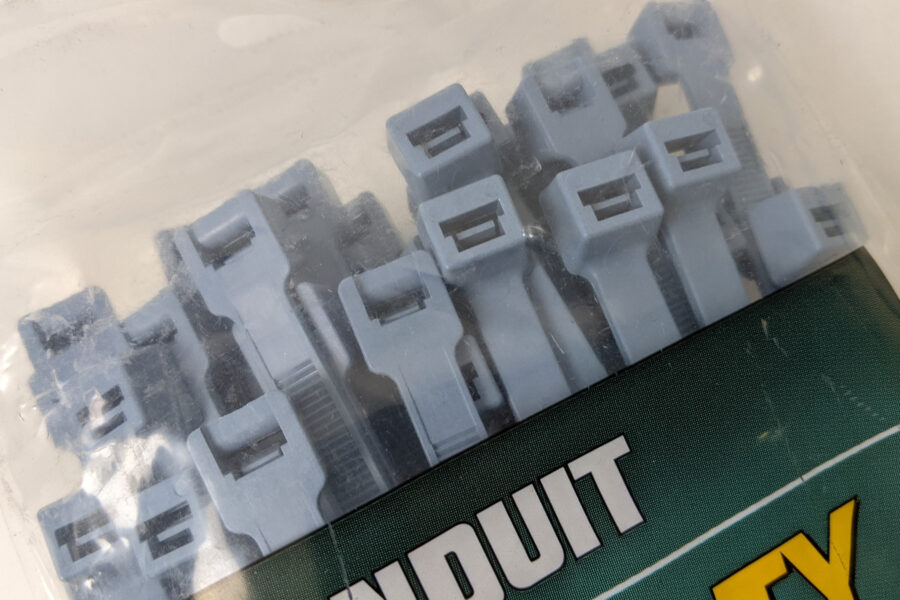 NEW Listing! FREE Shipping! 50pcs PLT4H-L86 Panduit Cable Ties 14.4inch PAN-TY Blue Metal Detectable 120lbs