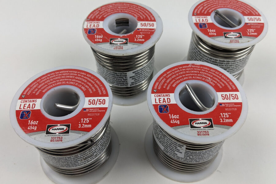 NEW Listing! FREE Shipping! 4lbs Worthington 331855 60/40 Rosin Core Solder .062inch 1.6mm Diameter WS10312