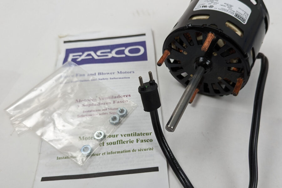 NEW Listing! FREE Shipping! Fasco D1124 1/20HP Motor 1550RPM 1 Speed Clockwise 115Vac 60Hz Stud Mount NEW