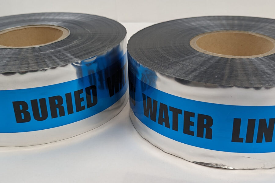 NEW Listing! FREE EXPEDITED PRIORITY MAIL Shipping! Detectable Tape Caution:Buried Water Line Below 5mil 3″x1460ft FREE EXP SHIPPING