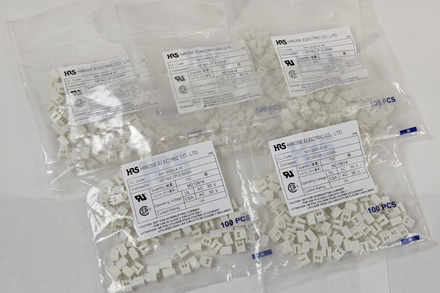 NEW Listing! FREE Shipping! 500 Hirose DF1BZ-2P-2.5DSA Header Connector 2Position 2.5mm .098″ Through Hole