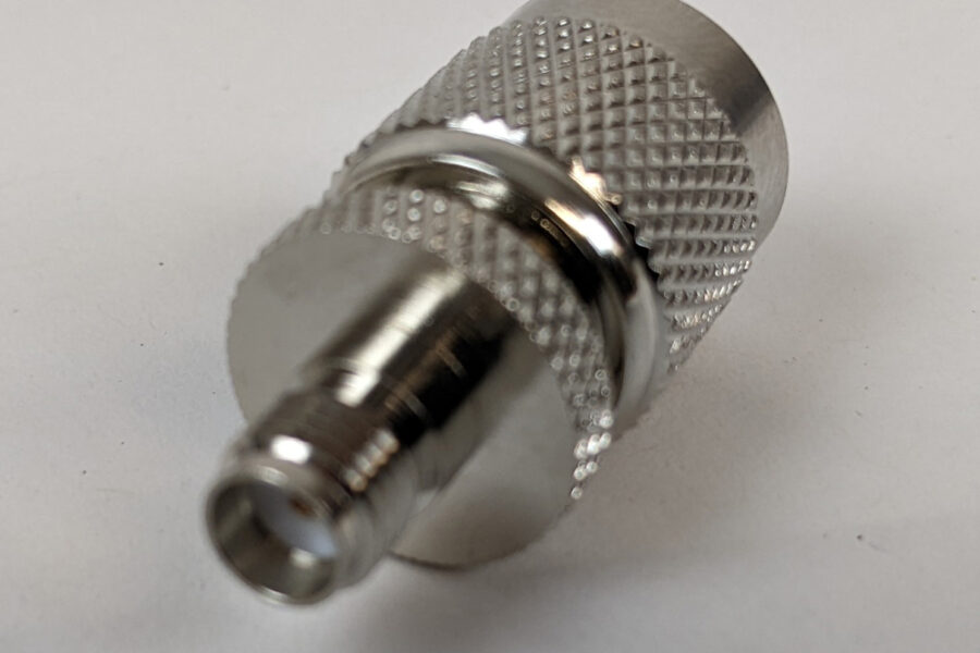 NEW Listing! FREE Shipping! L-com BA589 Coaxial Adapter TNC Male / SMA Female 50 Ohm Gold Pins NEW