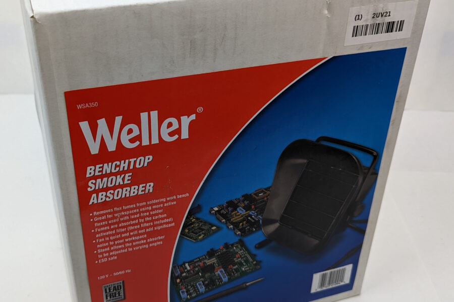 NEW Listing! FREE EXPEDITED PRIORITY MAIL Shipping! Weller Benchtop Smoke Absorber Filter Fume Extractor Solder/Desolder WSA350 NEW
