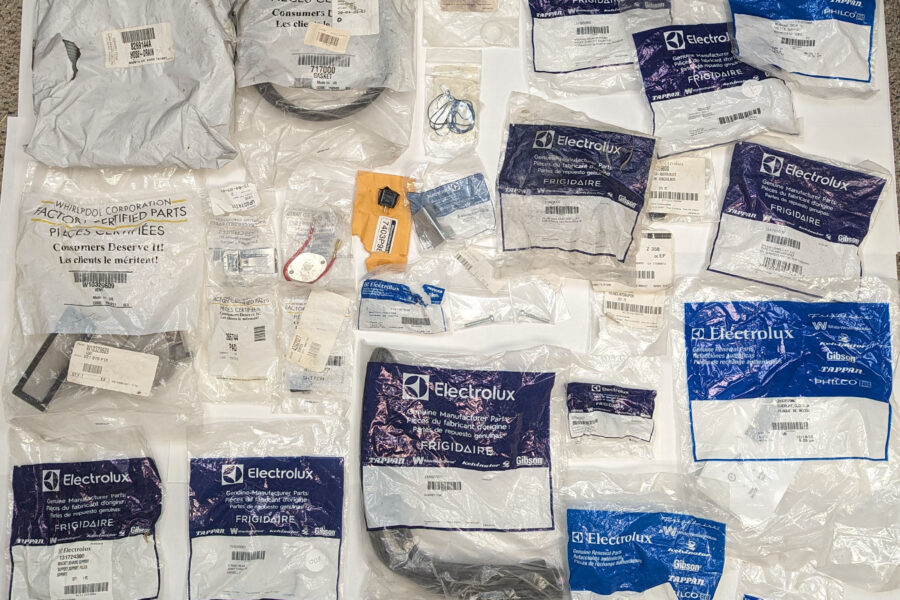NEW Listing! FREE EXPEDITED PRIORITY MAIL Shipping! Lot of Genuine Whirpool GE Electrolux Appliance Parts 24 Items See Part#s Below