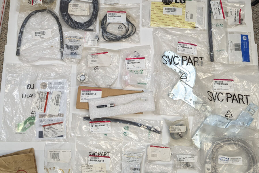 NEW Listing! FREE EXPEDITED PRIORITY MAIL Shipping! Lot of Genuine Whirpool GE LG Etc Appliance Parts 27+ Items See Part#s Below