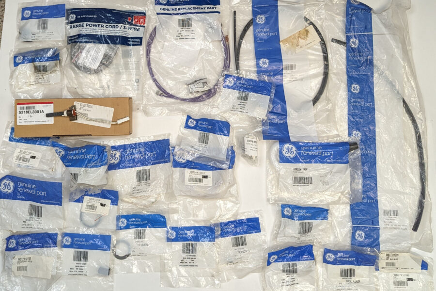 NEW Listing! FREE EXPEDITED PRIORITY MAIL Shipping! Lot of Genuine GE Etc Appliance Parts 26 Items See Part#s Below