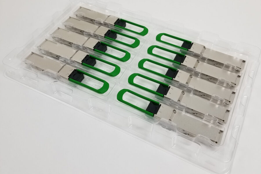 NEW Listing! FREE EXPEDITED PRIORITY MAIL Shipping! 10 Intel SPTSLP2SLCDF Fiber Optic Transceiver Module 100G DR1 QSFP28 500M NEW