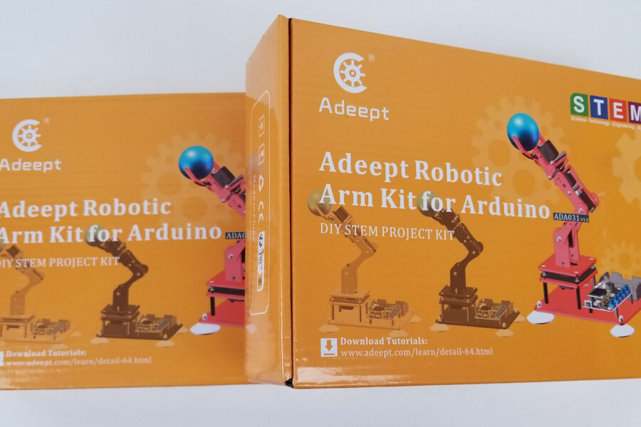 NEW Listing! FREE EXPEDITED PRIORITY MAIL Shipping! 2 Adeept Robotic 5-DOF Arm Kit for Arduino DIY STEM Project Kit ADA031 V4.0 NEW