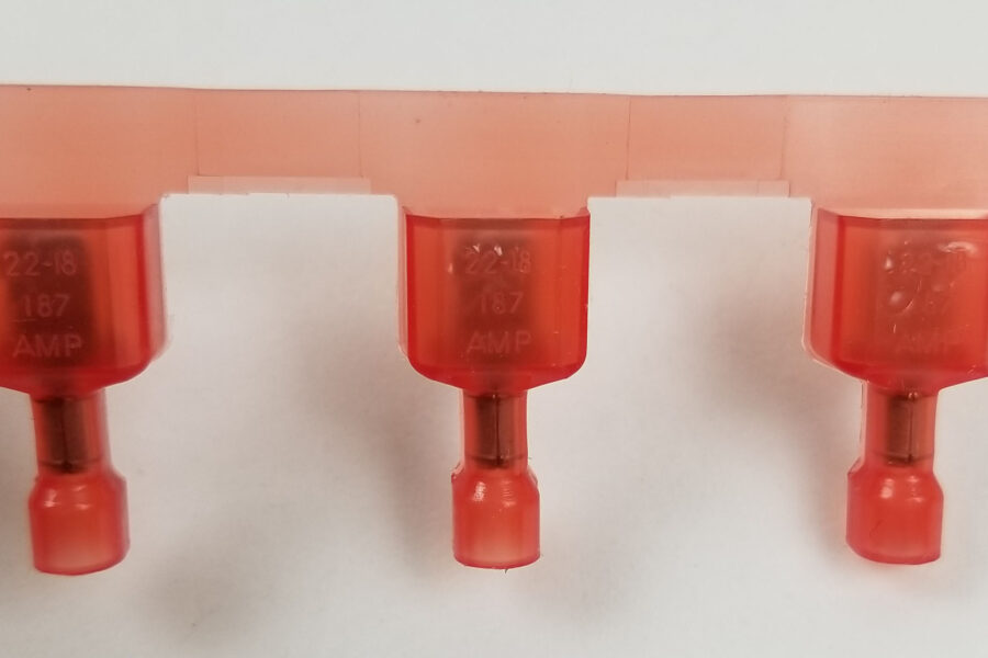 NEW Listing! FREE Shipping! TE Connectivity 2-521104-2 22-18AWG Red FASTON Crimp Socket Pins 1500pcs NEW