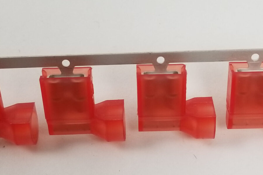 NEW Listing! FREE Shipping! TE Connectivity 2-520856-2 22-18AWG Red FASTON Crimp Socket Pins 1700pcs NEW
