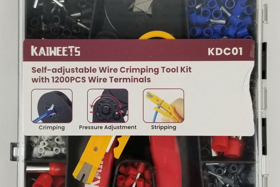NEW Listing! FREE EXPEDITED PRIORITY MAIL Shipping! Ferrule Crimping KDC01 Tool Kit 1200pc Kaiweet Self-Adjustable Crimping Tool NEW