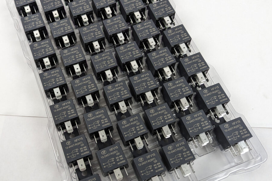 NEW Listing! FREE EXPEDITED PRIORITY MAIL Shipping! 40 Hongfa Relays HFV15 12-Z4ST-R(257) 40A 12Vdc Coil SPDT Automotive Application