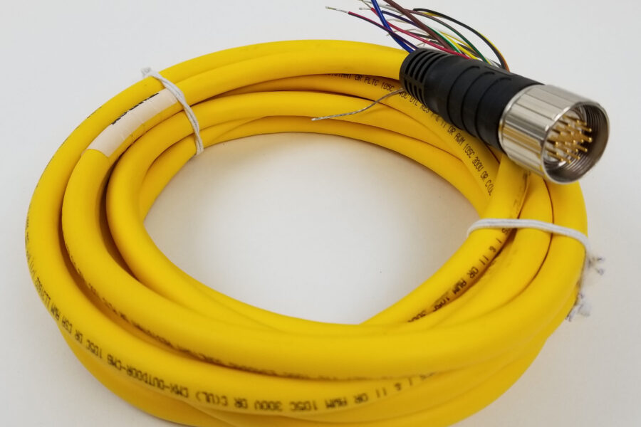 NEW Listing! FREE EXPEDITED PRIORITY MAIL Shipping! Turck CSM 19-19-5 Cordset 19-Pin M23 Male Pins to Cut End 5Meter Yellow PVC NEW