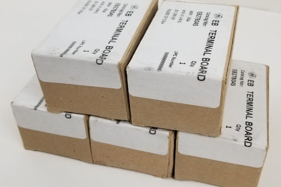 NEW Listing! FREE EXPEDITED PRIORITY MAIL Shipping! 5 GE EB27B04S Terminal Block with Barrier 4 Position 0.63″ Spacing 600V 30A NEW